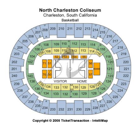 North Charleston Coliseum Tickets And North Charleston Coliseum Seating 