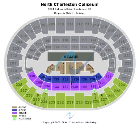 North Charleston Coliseum Tickets and North Charleston Coliseum Seating ...