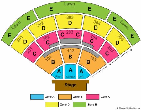 Sleep Train Amphitheatre Seating Chart | Cabinets Matttroy