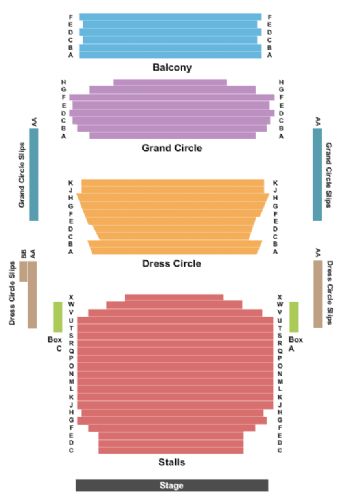 Novello Theatre Tickets and Novello Theatre Seating Chart - Buy Novello ...