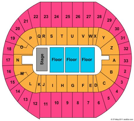 Pacific Coliseum Tickets and Pacific Coliseum Seating Chart - Buy ...