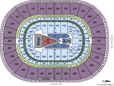 Palace Of Auburn Hills Tickets And Seating Palace Of Auburn Hills