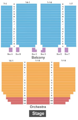 Paramount Arts Center Tickets and Paramount Arts Center Seating Chart ...