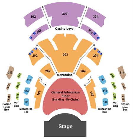 Pearl Concert Theater At Palms Casino Resort
