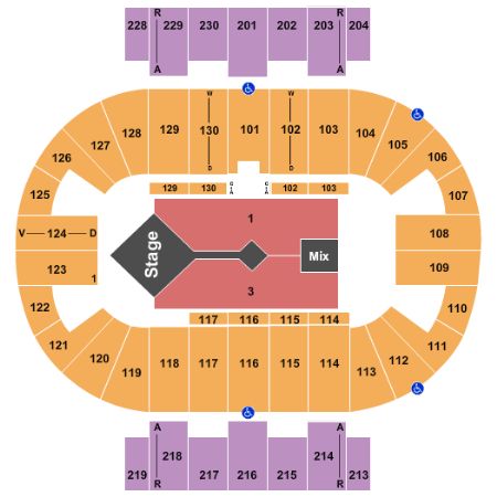 Pensacola Bay Center Tickets and Pensacola Bay Center Seating Chart ...