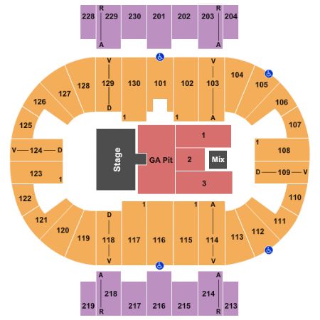 Pensacola Bay Center Tickets and Pensacola Bay Center Seating Chart ...