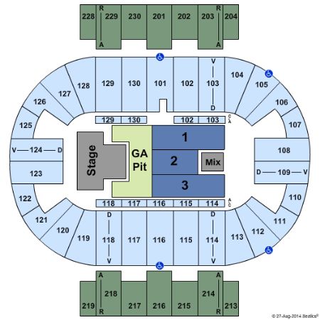 Pensacola Bay Center Tickets and Pensacola Bay Center Seating Chart ...