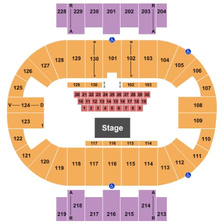 Pensacola Bay Center Tickets and Pensacola Bay Center Seating Chart ...