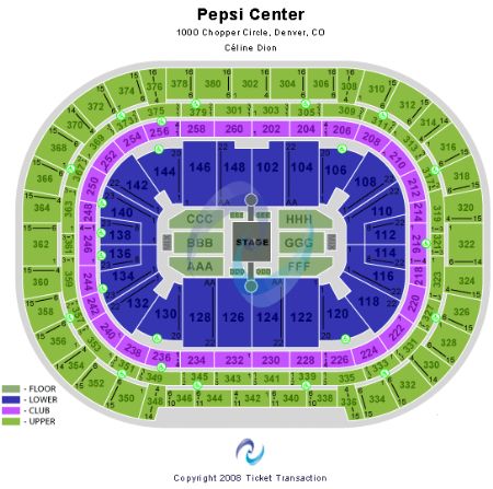 Pepsi Center Tickets and Pepsi Center Seating Chart - Buy Pepsi Center ...