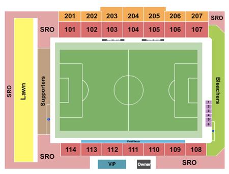 Phoenix Rising Soccer Complex at Wild Horse Pass