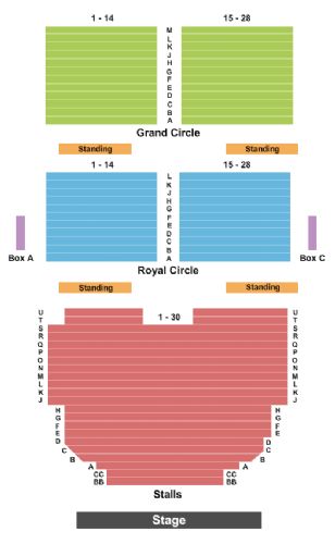 Moulin Rouge - The Musical London Tickets - Section Stalls Row H - 3/12 ...