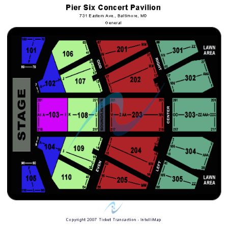 Pier Six Concert Pavilion Tickets and Pier Six Concert Pavilion Seating ...