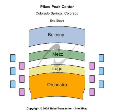 Pikes Peak Seating Chart