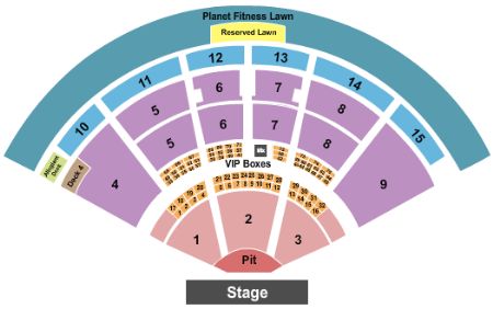 PNC Music Pavilion Tickets and PNC Music Pavilion Seating Chart - Buy