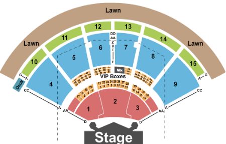 PNC Music Pavilion Tickets and PNC Music Pavilion Seating Chart - Buy ...