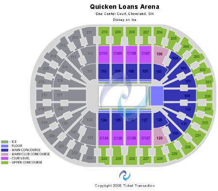 Quicken Loans Arena Tickets and Quicken Loans Arena Seating Chart - Buy ...