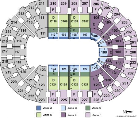 Quicken Loans Arena Tickets and Quicken Loans Arena Seating Chart - Buy ...