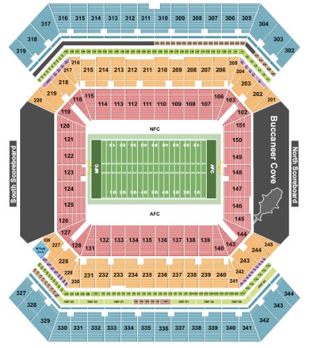 Raymond James Stadium Tickets and Raymond James Stadium Seating Chart ...