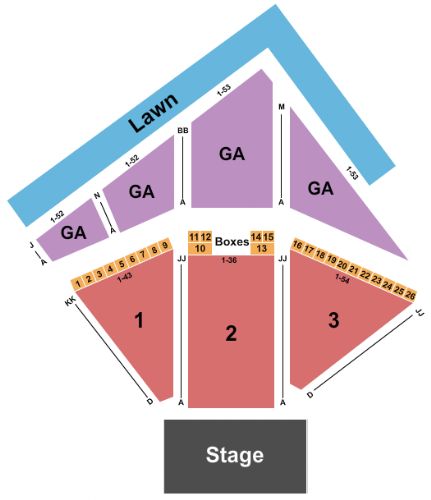 Red Hat Amphitheater Tickets and Red Hat Amphitheater Seating Chart ...