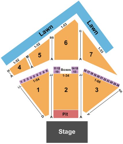 Red Hat Amphitheater Tickets and Red Hat Amphitheater Seating Chart ...