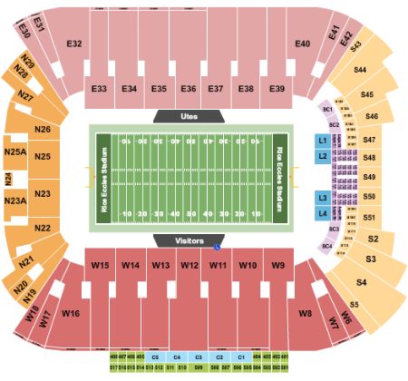 Rice Eccles Stadium Tickets and Rice Eccles Stadium Seating Chart - Buy ...