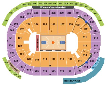 Rogers Arena Club Seats Chart