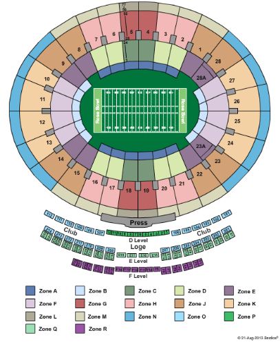 Rose Bowl Tickets and Rose Bowl Seating Chart - Buy Rose Bowl Pasadena