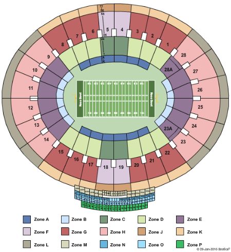 Rose Bowl Tickets and Rose Bowl Seating Chart - Buy Rose Bowl Pasadena ...