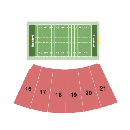 Rose Bowl Tickets and Rose Bowl Seating Chart - Buy Rose Bowl Pasadena