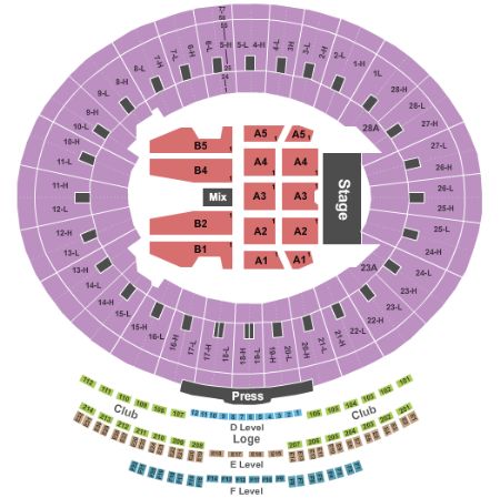 Rose Bowl Tickets and Rose Bowl Seating Chart - Buy Rose Bowl Pasadena