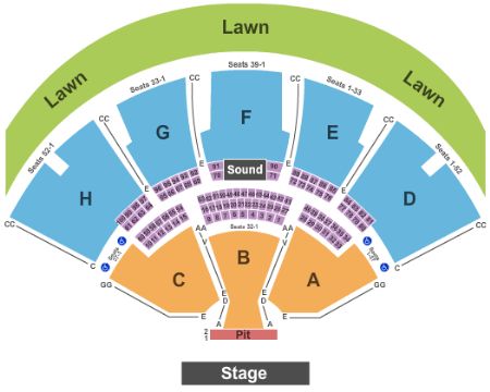 Klipsch Music Center Tickets And Seating Chart Klipsch Music Center