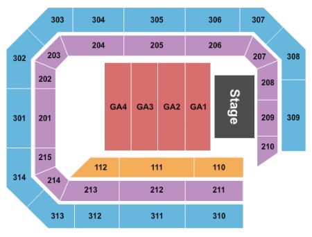 Ryan Center Tickets and Ryan Center Seating Chart - Buy Ryan Center ...