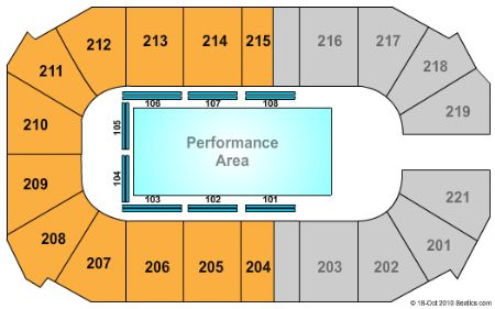 Santa Ana Star Center Tickets And Santa Ana Star Center Seating