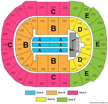 Sap Center San Jose Seating Chart