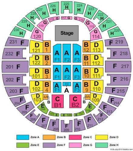 Scope Arena Tickets and Scope Arena Seating Chart - Buy Scope Arena ...