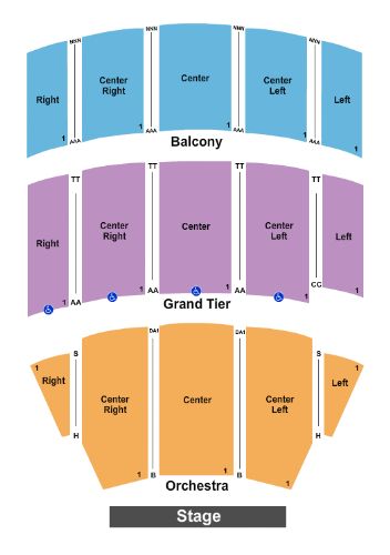 Selena Auditorium Tickets and Selena Auditorium Seating Chart - Buy ...