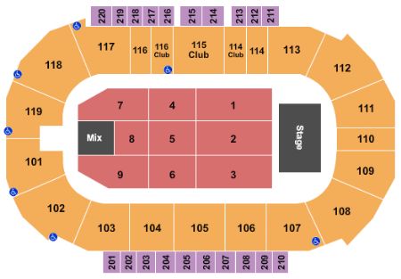 Showare Center Tickets and Showare Center Seating Chart - Buy Showare ...