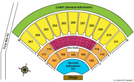 Sleep Train Amphitheatre Tickets and Sleep Train Amphitheatre Seating ...