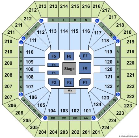 Sleep Train Arena Tickets and Sleep Train Arena Seating Chart - Buy ...