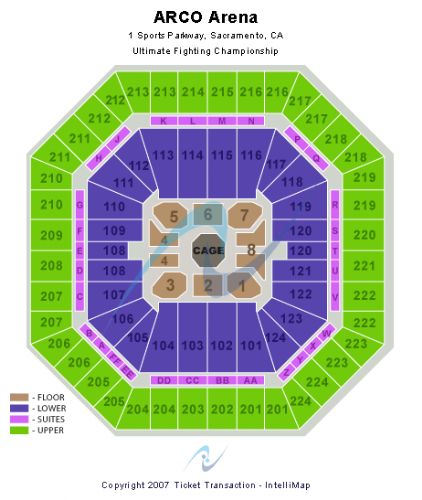 Sleep Train Arena Tickets and Sleep Train Arena Seating Chart - Buy ...