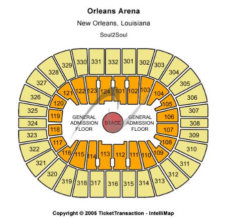 Smoothie King Center Tickets, Smoothie King Center Seating Plan