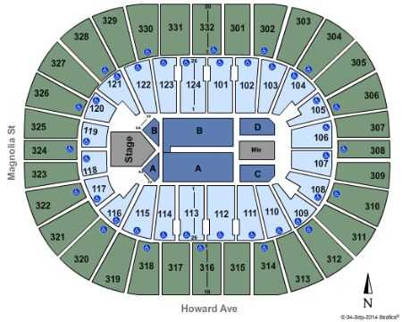 Smoothie King Center Tickets and Smoothie King Center Seating Chart ...