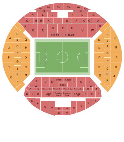 Stade Velodrome Tickets And Stade Velodrome Seating Chart Buy Stade Velodrome Marseille Tickets At Stub Com