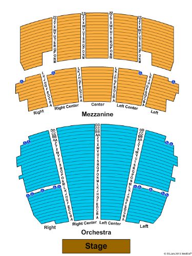 Peabody Opera House St Louis Seating Chart