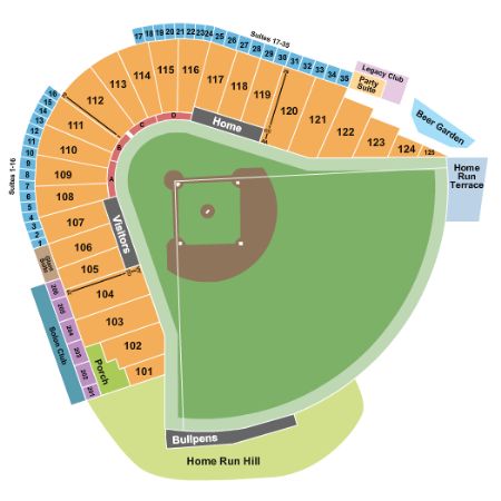 Raley Field Tickets and Raley Field Seating Chart - Buy Raley Field ...