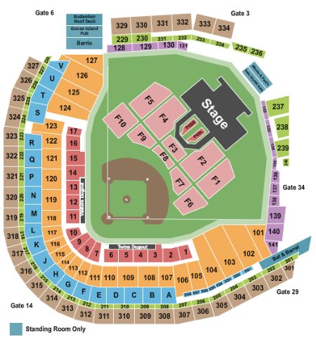 Target Field Tickets and Target Field Seating Chart - Buy Target Field ...