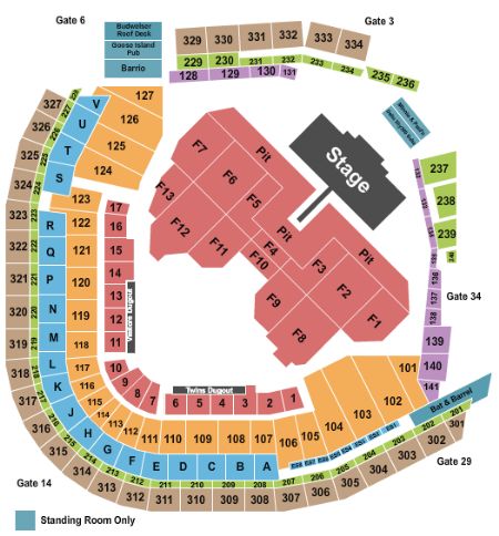 Target Field Tickets and Target Field Seating Chart - Buy Target Field ...