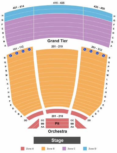 Tennessee Performing Arts Center - James K Polk Theater Tickets and ...