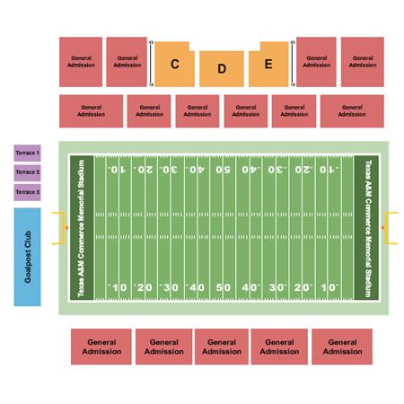 Texas A&M Commerce Memorial Stadium