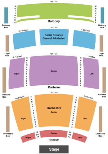 The Great Hall At Younes and Soraya Nazarian Center for the Performing Arts